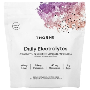 Thorne, Daily, электролиты для всех, разнообразная упаковка, 30 стик-пакетиков, 4,45 г (0,16 унции)