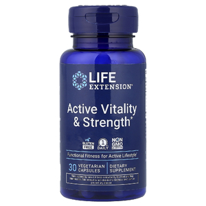 Life Extension, Active Vitality & Strength, 30 вегетарианских капсул