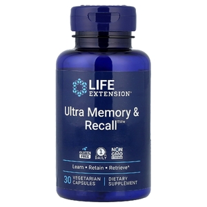 Life Extension, Ultra Memory & Recall, 30 вегетарианских капсул