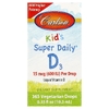 Carlson, Kids Super Daily® D3, витамин D3 для детей, 10,3 мл (0,35 жидк. унции)