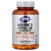NOW Foods, Спорт, аргинин и цитруллин, 120 вегетарианских капсул