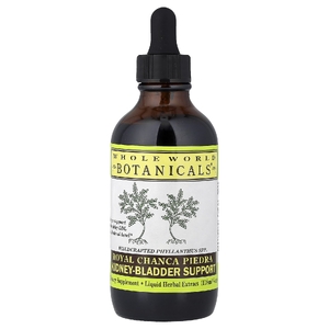 Whole World Botanicals, королевская камнеломка (Chanca Piedra) для поддержки почек и желчного пузыря, 118 мл (4 унции)