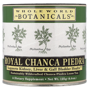 Whole World Botanicals, королевская камнеломка (Chanca Piedra), рассыпной чай, 125 г (4,4 унции)