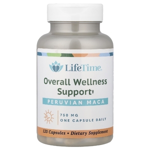 LifeTime Vitamins, перуанская мака, 750 мг, 120 капсул