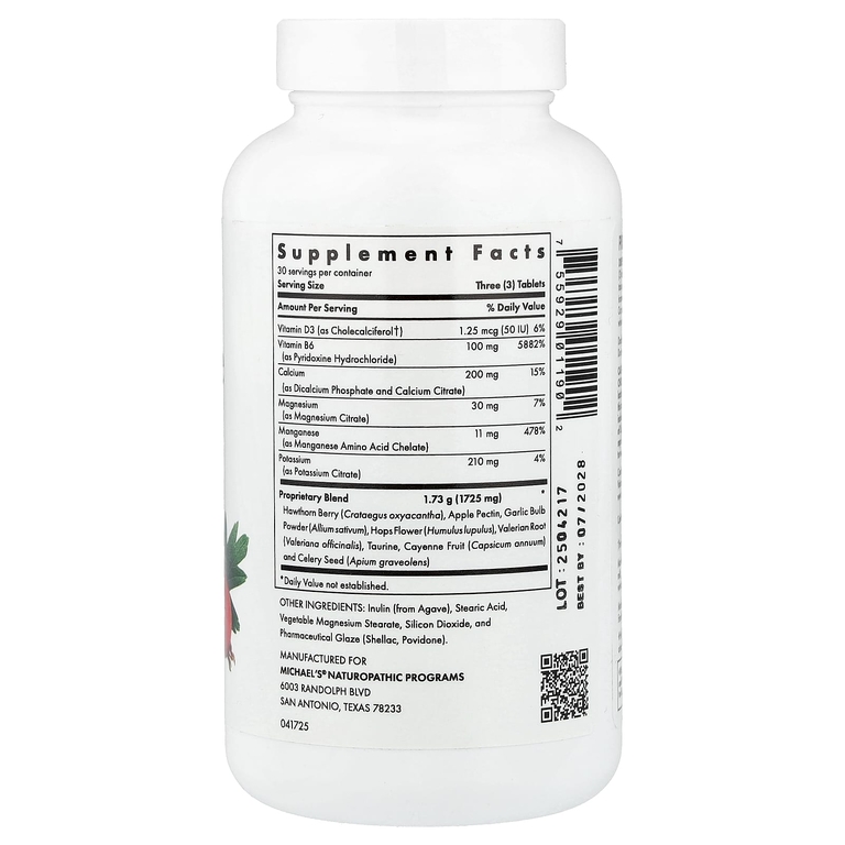 Michael's Health, Факторы артериального давления™ 90 вегетарианских таблеток