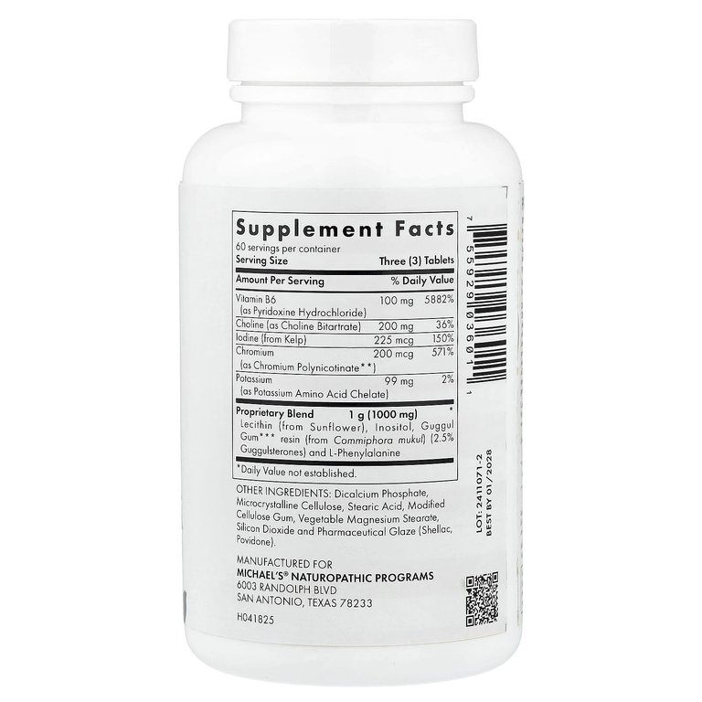 Michael's Health, Fat Metabolism Factors™, 180 вегетарианских таблеток
