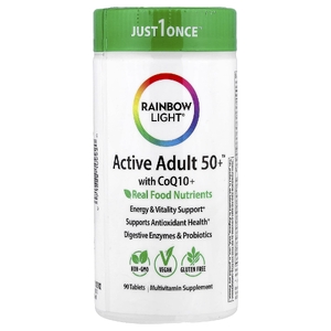 Rainbow Light, витаминно-минеральный комплекс для людей, старше 50 лет, с коэнзимом Q10, 90 таблеток
