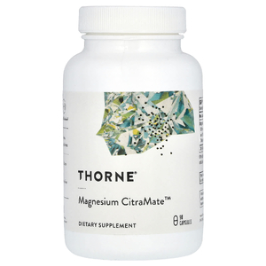 Thorne, Magnesium CitraMate™, цитрат и малат магния, 90 капсул (135 мг в 1 капсуле)