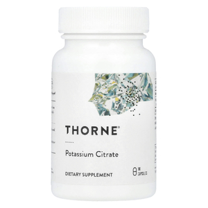 Thorne, цитрат калия, 90 капсул (99 мг в 1 капсуле)