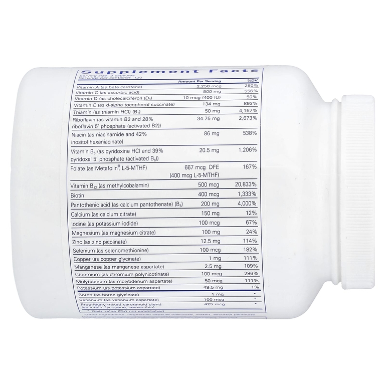 Pure Encapsulations, Nutrient 950® Without Iron, 360 Capsules