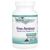 Nutricology, аминокислоты в свободной форме, 100 растительных капсул