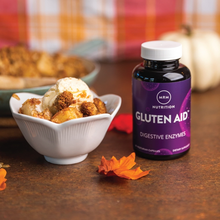 MRM Nutrition, смесь ферментов для улучшения переваривания пищи, содержащей глютен и молочный белок, 60 вегетарианских капсул