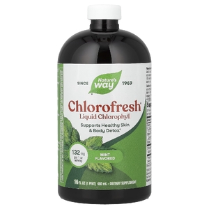 Nature's Way, жидкий хлорофилл Chlorofresh®, вкус мята, 480 мл (16 жидких унций)