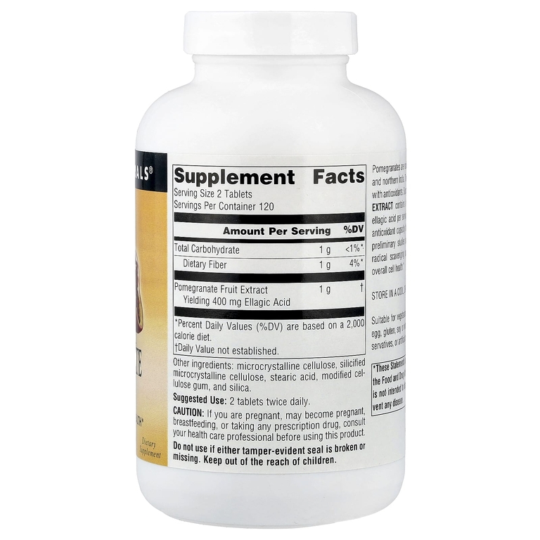 Source Naturals, экстракт граната, 500 мг, 240 таблеток