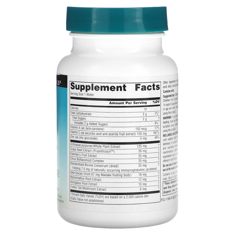 Source Naturals, комплекс для поддержки иммунной защиты детей, со вкусом ягод, 30 жевательных таблеток
