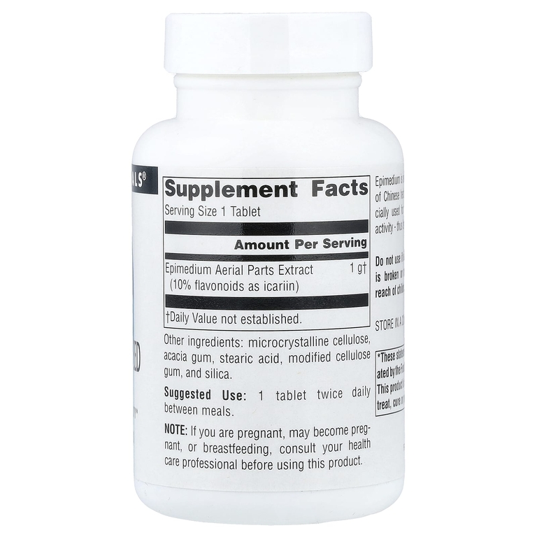 Source Naturals, экстракт горянки, 1000 мг, 60 таблеток