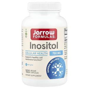 Jarrow Formulas, инозитол, 750 мг, 100 растительных капсул