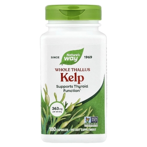 Nature's Way, келп с цельным талломом, 180 капсул
