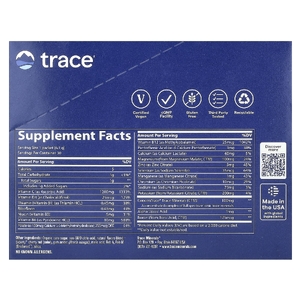 Trace, PowerPak, с малиновым вкусом, 30 стик-пакетов по 6,1 г (0,22 унции)