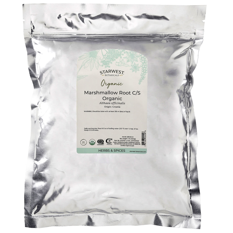 Starwest Botanicals, Органический корень алтея, 1 фунт (453,6 г)