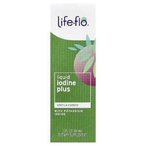 Life-flo, жидкий йод плюс, с йодидом калия и йодом, с нейтральным вкусом, 59 мл