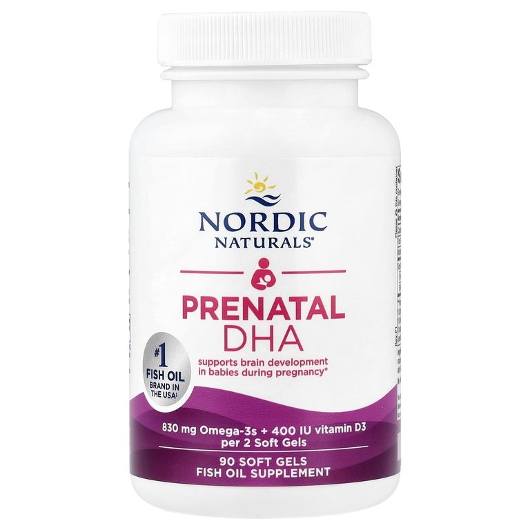 Nordic Naturals, ДГК для беременных, 90 капсул