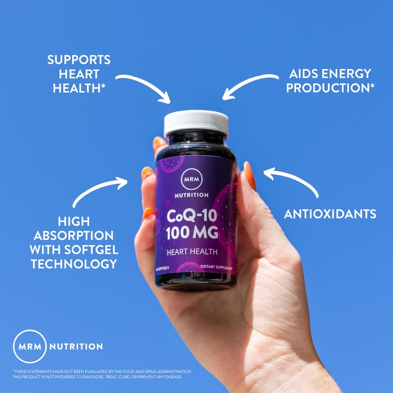 MRM Nutrition, Nutrition, коэнзим Q-10, 100 мг, 60 мягких таблеток