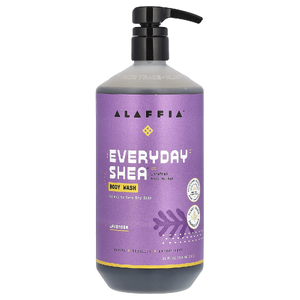Alaffia, гель для душа, для нормальной и очень сухой кожи, лаванда, 946 мл (32 жидк. унции)