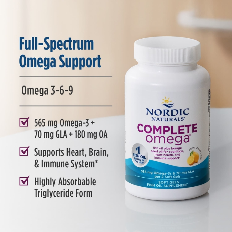 Nordic Naturals, омега-3, лимон, 180 желатиновых капсул
