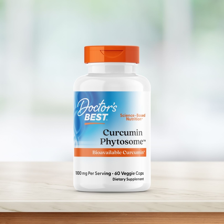 Doctor's Best, фитосомы куркумина, 60 растительных капсул (500 мг в 1 капсуле)