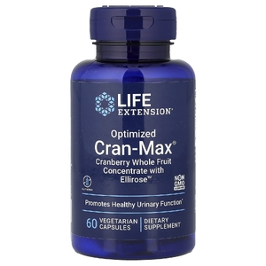 Life Extension, концентрат из цельных ягод клюквы, 60 вегетарианских капсул