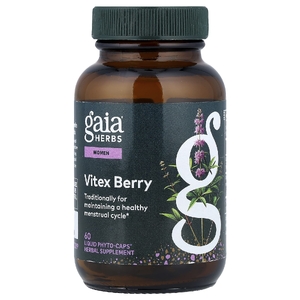 Gaia Herbs, ягоды витекса для женщин, 60 капсул с жидким содержимым