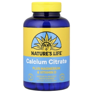 Nature's Life, цитрат кальция с магнием и витамином D, 120 таблеток