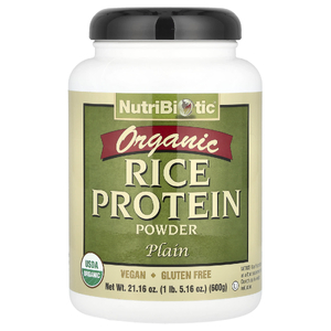 NutriBiotic, Сырой органический рисовый белок, 600 г