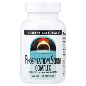 Source Naturals, комплекс с фосфатидилсерином, 500 мг, 60 капсул