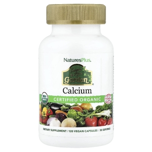 NaturesPlus, кальций, 120 веганских капсул