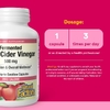 Natural Factors, ферментированный яблочный уксус, 500 мг, 180 капсул, которые легко глотать