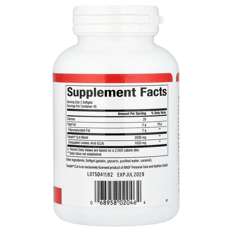 Natural Factors, CLA, 90 мягких таблеток