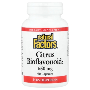 Natural Factors, цитрусовые биофлавоноиды с гесперидином, 650 мг, 90 капсул
