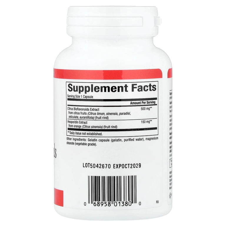 Natural Factors, цитрусовые биофлавоноиды с гесперидином, 650 мг, 90 капсул