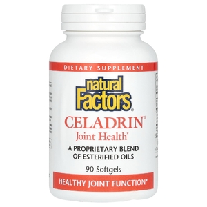 Natural Factors, комплекс этерифицированных жирных кислот Celadrin® для здоровья суставов, 90 капсул
