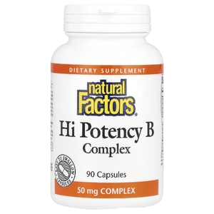 Natural Factors, комплекс витаминов группы Б, 90 капсул