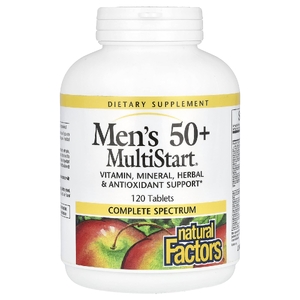 Natural Factors, мультивитамины для мужчин старше 50 лет, 120 таблеток