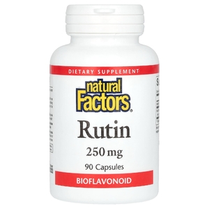 Natural Factors, рутин, 250 мг, 90 капсул