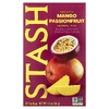 Stash Tea, растительный чай, манго и маракуйя, без кофеина, 20 чайных пакетиков, 38 г (1,3 унции)