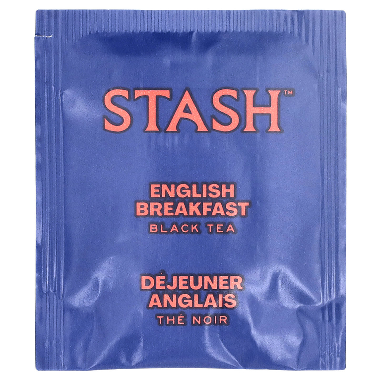 Stash Tea, Черный чай, английский завтрак, 20 чайных пакетиков, 40 г (1,4 унции) (Товар снят с продажи) 