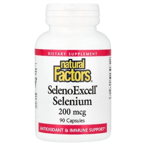 Natural Factors, селен, 200 мкг, 90 капсул