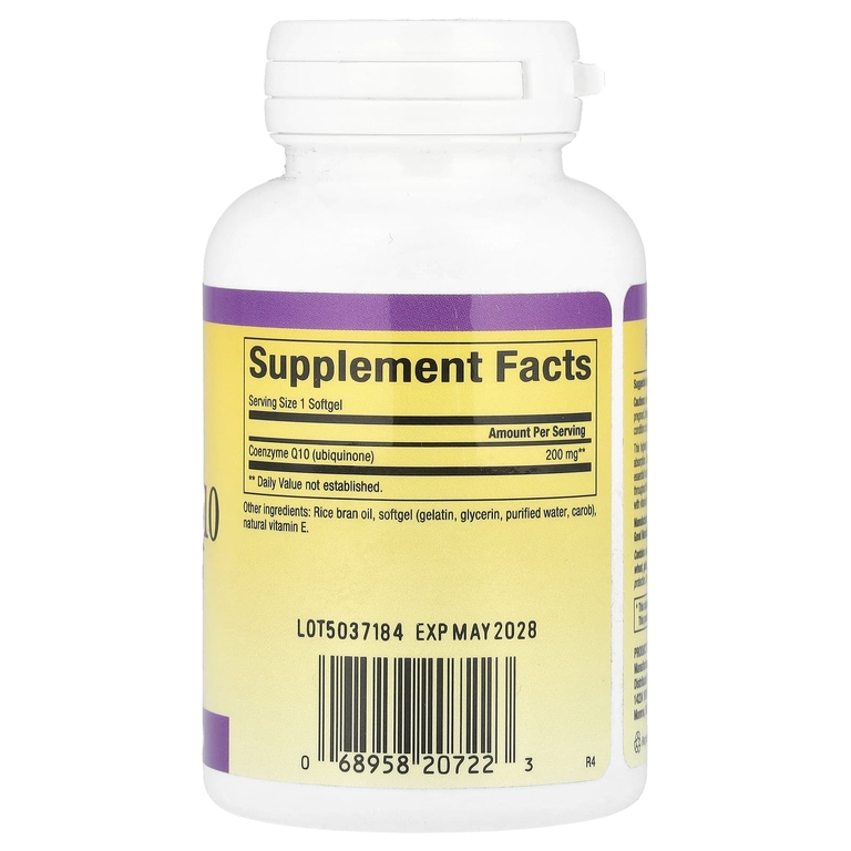Natural Factors, коэнзим Q10, 200 мг, 60 капсул
