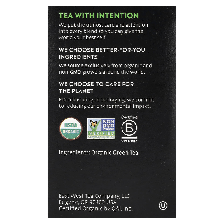 Choice Organics, зеленый чай, японский зеленый, 16 чайных пакетиков, 26 г (0,92 унции)