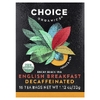 Choice Organics, черный чай, «английский завтрак», без кофеина, 16 чайных пакетиков, 32 г (1,12 унции)